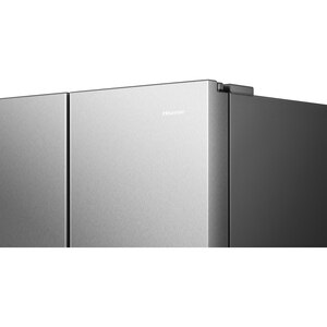 Side by Side HISENSE RS840N4WCE, Total No Frost, 649 l, H 179.5 cm, Clasa E, Dozator apa, Wi-Fi, argintiu Side by Side HISENSE RS840N4WCE, Total No Frost, 649 l, H 179.5 cm, Clasa E, Dozator apa, Wi-Fi, argintiu