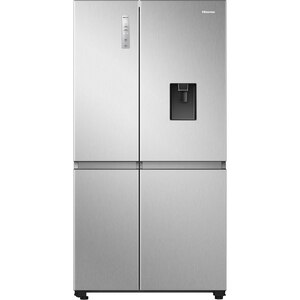 Side by Side HISENSE RS840N4WCE, Total No Frost, 649 l, H 179.5 cm, Clasa E, Dozator apa, Wi-Fi, argintiu Side by Side HISENSE RS840N4WCE, Total No Frost, 649 l, H 179.5 cm, Clasa E, Dozator apa, Wi-Fi, argintiu