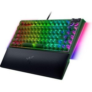 Tastatura Gaming mecanica RAZER BlackWidow V4 75%, USB, Layout US, Phantom Green Edition Tastatura Gaming mecanica RAZER BlackWidow V4 75%, USB, Layout US, Phantom Green Edition