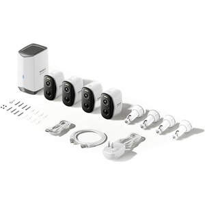 Kit de supraveghere video BASEUS Security N1 Plus Homestation, 4 camere, 2K, Wi-Fi, IP67, 16 canale, alb Kit de supraveghere video BASEUS Security N1 Plus Homestation, 4 camere, 2K, Wi-Fi, IP67, 16 canale, alb