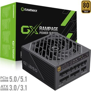 Sursa PC GAMEMAX GX850 PRO, 850W, 140mm, 80 Plus Gold, Full Modular Sursa PC GAMEMAX GX850 PRO, 850W, 140mm, 80 Plus Gold, Full Modular
