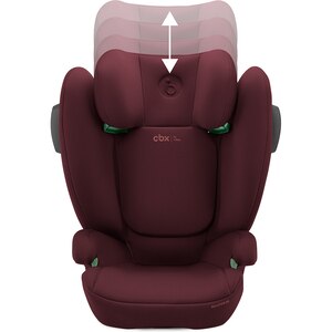 Scaun auto CBX by CYBEX Solution B3 i-fix 522003889, Isofix, 15-36kg, i-Size, rosu-negru Scaun auto CBX by CYBEX Solution B3 i-fix 522003889, Isofix, 15-36kg, i-Size, rosu-negru