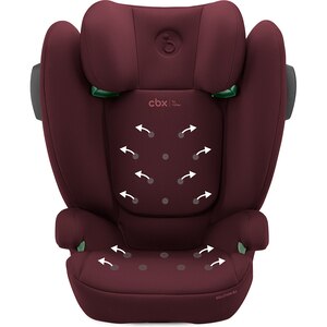 Scaun auto CBX by CYBEX Solution B3 i-fix 522003889, Isofix, 15-36kg, i-Size, rosu-negru Scaun auto CBX by CYBEX Solution B3 i-fix 522003889, Isofix, 15-36kg, i-Size, rosu-negru