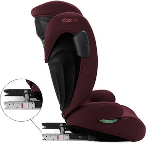 Scaun auto CBX by CYBEX Solution B3 i-fix 522003889, Isofix, 15-36kg, i-Size, rosu-negru Scaun auto CBX by CYBEX Solution B3 i-fix 522003889, Isofix, 15-36kg, i-Size, rosu-negru
