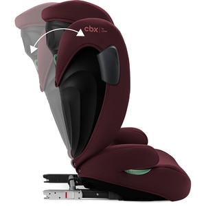 Scaun auto CBX by CYBEX Solution B3 i-fix 522003889, Isofix, 15-36kg, i-Size, rosu-negru Scaun auto CBX by CYBEX Solution B3 i-fix 522003889, Isofix, 15-36kg, i-Size, rosu-negru