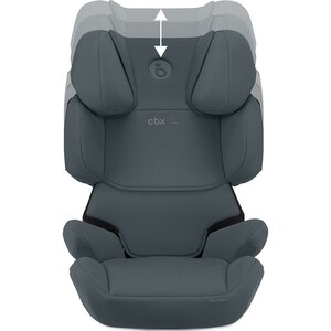 Scaun auto CBX by CYBEX Solution X i-Fix 522003967, Isofix, 15-36kg, R129, gri-negru Scaun auto CBX by CYBEX Solution X i-Fix 522003967, Isofix, 15-36kg, R129, gri-negru
