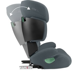Scaun auto CBX by CYBEX Solution X i-Fix 522003967, Isofix, 15-36kg, R129, gri-negru Scaun auto CBX by CYBEX Solution X i-Fix 522003967, Isofix, 15-36kg, R129, gri-negru