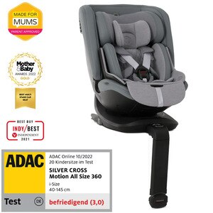 Scaun auto SILVER CROSS Motion 2 All rotativ 360 SX452GL, Isofix, 0-36kg, i-Size, gri Scaun auto SILVER CROSS Motion 2 All rotativ 360 SX452GL, Isofix, 0-36kg, i-Size, gri