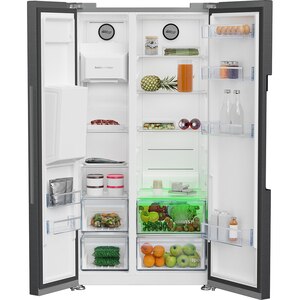 Side by Side BEKO GN162340XBRN, No Frost, 571 l, H 179 cm, Clasa E, Dozator apa, dark inox Side by Side BEKO GN162340XBRN, No Frost, 571 l, H 179 cm, Clasa E, Dozator apa, dark inox