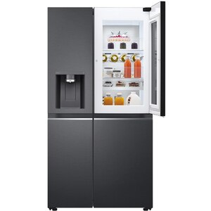 Side by Side LG GSXV91MCAE, No Frost, InstaView, 635 l, H 179 cm, Clasa E, Dozator apa, negru Side by Side LG GSXV91MCAE, No Frost, InstaView, 635 l, H 179 cm, Clasa E, Dozator apa, negru
