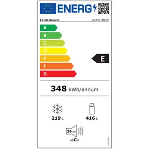 Side by Side LG GSXV91MCAE, No Frost, InstaView, 635 l, H 179 cm, Clasa E, Dozator apa, negru Side by Side LG GSXV91MCAE, No Frost, InstaView, 635 l, H 179 cm, Clasa E, Dozator apa, negru