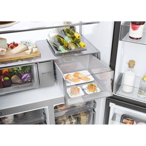 Side by Side HAIER HCR7918EIMP, Total No Frost, 601 l, H 177.5 cm, Clasa E, Dozator apa, inox Side by Side HAIER HCR7918EIMP, Total No Frost, 601 l, H 177.5 cm, Clasa E, Dozator apa, inox