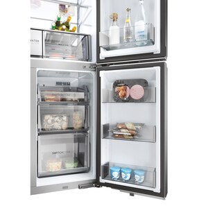 Side by Side HAIER HCR7918EIMP, Total No Frost, 601 l, H 177.5 cm, Clasa E, Dozator apa, inox Side by Side HAIER HCR7918EIMP, Total No Frost, 601 l, H 177.5 cm, Clasa E, Dozator apa, inox