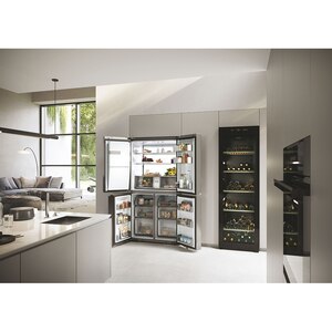 Side by Side HAIER HCR7918EIMP, Total No Frost, 601 l, H 177.5 cm, Clasa E, Dozator apa, inox Side by Side HAIER HCR7918EIMP, Total No Frost, 601 l, H 177.5 cm, Clasa E, Dozator apa, inox