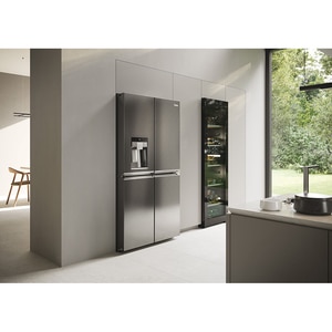Side by Side HAIER HCR7918EIMP, Total No Frost, 601 l, H 177.5 cm, Clasa E, Dozator apa, inox Side by Side HAIER HCR7918EIMP, Total No Frost, 601 l, H 177.5 cm, Clasa E, Dozator apa, inox