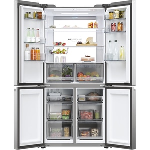 Side by Side HAIER HCR79F19ENMM, Total No Frost, 646 l, H 190.5 cm, Clasa E, inox Side by Side HAIER HCR79F19ENMM, Total No Frost, 646 l, H 190.5 cm, Clasa E, inox