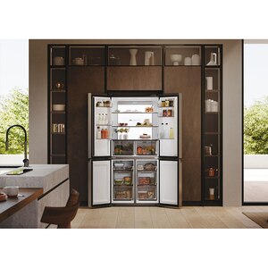 Side by Side HAIER HCR79F19ENMM, Total No Frost, 646 l, H 190.5 cm, Clasa E, inox Side by Side HAIER HCR79F19ENMM, Total No Frost, 646 l, H 190.5 cm, Clasa E, inox