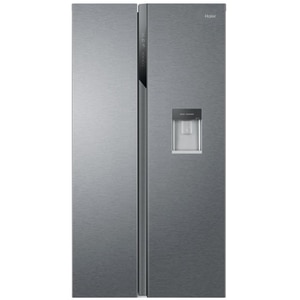Side by Side HAIER HSR3918EWPG, Total No Frost, 521 l, H 177 cm, Clasa E, Dozator apa, inox Side by Side HAIER HSR3918EWPG, Total No Frost, 521 l, H 177 cm, Clasa E, Dozator apa, inox