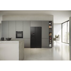 Side by Side HAIER HSR5918DIPB, No Frost, 511 l, H 177 cm, Clasa D, Dozator apa, negru Side by Side HAIER HSR5918DIPB, No Frost, 511 l, H 177 cm, Clasa D, Dozator apa, negru