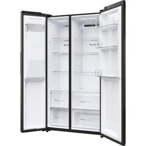 Side by Side HAIER HSR5918DIPB, No Frost, 511 l, H 177 cm, Clasa D, Dozator apa, negru Side by Side HAIER HSR5918DIPB, No Frost, 511 l, H 177 cm, Clasa D, Dozator apa, negru