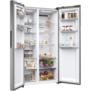 Side by Side HAIER HSR5918DNMP, Total No Frost, 528 l, H 178 cm, Clasa D, inox Side by Side HAIER HSR5918DNMP, Total No Frost, 528 l, H 178 cm, Clasa D, inox
