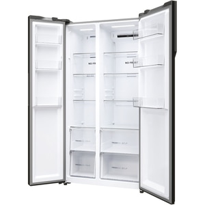 Side by Side HAIER HSR5918DNMP, Total No Frost, 528 l, H 178 cm, Clasa D, inox Side by Side HAIER HSR5918DNMP, Total No Frost, 528 l, H 178 cm, Clasa D, inox