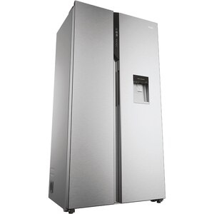 Side by Side HAIER HSR5918DWMP, Total No Frost, 521 l, H 177.5 cm, Clasa D, Dozator apa, inox Side by Side HAIER HSR5918DWMP, Total No Frost, 521 l, H 177.5 cm, Clasa D, Dozator apa, inox