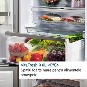 Side by Side BOSCH KFD96APEA, No Frost, 574 l, H 183 cm, Clasa E, Dozator apa, inox antiamprenta Side by Side BOSCH KFD96APEA, No Frost, 574 l, H 183 cm, Clasa E, Dozator apa, inox antiamprenta