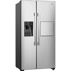 Side by Side GORENJE NRS9182VXB1, NoFrost Plus, 560 l, H 179 cm, Clasa E, Dozator apa, gri Side by Side GORENJE NRS9182VXB1, NoFrost Plus, 560 l, H 179 cm, Clasa E, Dozator apa, gri
