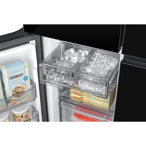 Side by Side SAMSUNG RF65DB970E22EO, No Frost, Beverage Center, 645 l, H 185 cm, Clasa E, Dozator apa, Wi-Fi, sticla neagra Side by Side SAMSUNG RF65DB970E22EO, No Frost, Beverage Center, 645 l, H 185 cm, Clasa E, Dozator apa, Wi-Fi, sticla neagra