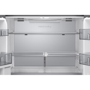 Side by Side SAMSUNG RM90F67CECEO, No Frost, AI Home 9'', 654 l, H 185.3 cm, Clasa E, Dozator apa, sticla neagra Side by Side SAMSUNG RM90F67CECEO, No Frost, AI Home 9'', 654 l, H 185.3 cm, Clasa E, Dozator apa, sticla neagra