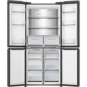 Side by Side HISENSE RQ5P470SAFE, Total No Frost, 483 l, H 178.5 cm, Clasa E, Wi-Fi, negru Side by Side HISENSE RQ5P470SAFE, Total No Frost, 483 l, H 178.5 cm, Clasa E, Wi-Fi, negru