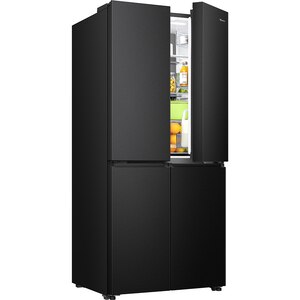 Side by Side HISENSE RQ5P470SAFE, Total No Frost, 483 l, H 178.5 cm, Clasa E, Wi-Fi, negru Side by Side HISENSE RQ5P470SAFE, Total No Frost, 483 l, H 178.5 cm, Clasa E, Wi-Fi, negru