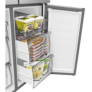 Side by Side HISENSE RQ5P470SALE, Total No Frost, 483 l, H 178.5 cm, Clasa E, Wi-Fi, negru Side by Side HISENSE RQ5P470SALE, Total No Frost, 483 l, H 178.5 cm, Clasa E, Wi-Fi, negru