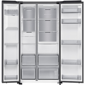 Side by Side SAMSUNG RS70F64KDFEO, No Frost, AI Energy, 640 l, H 178.4 cm,Clasa D, Dozator apa, dark inox Side by Side SAMSUNG RS70F64KDFEO, No Frost, AI Energy, 640 l, H 178.4 cm,Clasa D, Dozator apa, dark inox