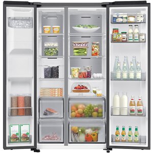 Side by Side SAMSUNG RS70F64KDFEO, No Frost, AI Energy, 640 l, H 178.4 cm,Clasa D, Dozator apa, dark inox Side by Side SAMSUNG RS70F64KDFEO, No Frost, AI Energy, 640 l, H 178.4 cm,Clasa D, Dozator apa, dark inox