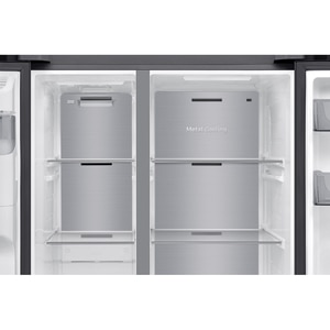 Side by Side SAMSUNG RS70F65KEFEO, No Frost, AI Energy, 640 l, H 178.4 cm, Clasa E, Dozator apa, dark inox Side by Side SAMSUNG RS70F65KEFEO, No Frost, AI Energy, 640 l, H 178.4 cm, Clasa E, Dozator apa, dark inox