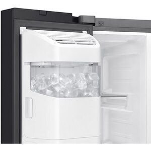 Side by Side SAMSUNG RS80F64JEBEO, No Frost, AI Energy, 634 l, H 178.6 cm, Clasa E, Dozator apa, sticla neagra Side by Side SAMSUNG RS80F64JEBEO, No Frost, AI Energy, 634 l, H 178.6 cm, Clasa E, Dozator apa, sticla neagra