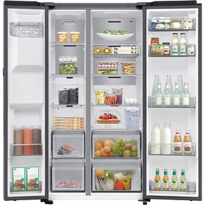 Side by Side SAMSUNG RS80F67KCTEO, No Frost, AI Energy, 634 l, H 178.4 cm, Clasa C, Dozator apa, inox Side by Side SAMSUNG RS80F67KCTEO, No Frost, AI Energy, 634 l, H 178.4 cm, Clasa C, Dozator apa, inox