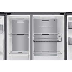 Side by Side SAMSUNG RS80F67KCTEO, No Frost, AI Energy, 634 l, H 178.4 cm, Clasa C, Dozator apa, inox Side by Side SAMSUNG RS80F67KCTEO, No Frost, AI Energy, 634 l, H 178.4 cm, Clasa C, Dozator apa, inox