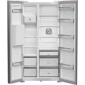 Side by Side WHIRLPOOL WHG2 6574W X5E, No Frost, 578 l, H 179 cm, Clasa D, Dozator apa, inox Side by Side WHIRLPOOL WHG2 6574W X5E, No Frost, 578 l, H 179 cm, Clasa D, Dozator apa, inox