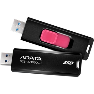 SSD extern ADATA SC610-1000G-CBK/RD, 1TB, USB 3.2 Gen3.2, negru SSD extern ADATA SC610-1000G-CBK/RD, 1TB, USB 3.2 Gen3.2, negru
