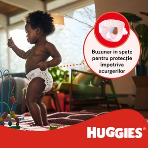 Scutece HUGGIES Little Movers Mega nr 4, Unisex, 8-14 kg, 66 buc Scutece HUGGIES Little Movers Mega nr 4, Unisex, 8-14 kg, 66 buc