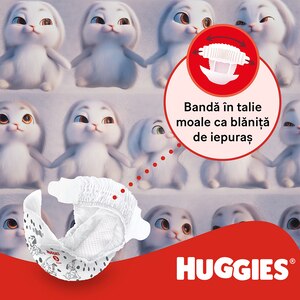Scutece HUGGIES Little Movers Mega nr 5, Unisex, 12-22 kg, 58 buc Scutece HUGGIES Little Movers Mega nr 5, Unisex, 12-22 kg, 58 buc