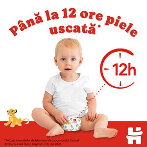 Scutece HUGGIES Classic Jumbo nr 3, Unisex, 4-9 kg, 52 buc Scutece HUGGIES Classic Jumbo nr 3, Unisex, 4-9 kg, 52 buc