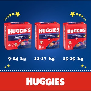 Scutece chilotel HUGGIES Overnight Pants nr 5, Unisex, 12-17 kg, 24 buc Scutece chilotel HUGGIES Overnight Pants nr 5, Unisex, 12-17 kg, 24 buc