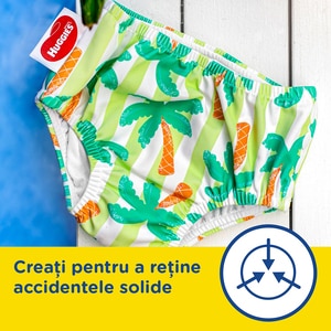Scutece chilotel baie HUGGIES LS Tropical nr 3-4, Unisex, 11-14 kg, 1 buc Scutece chilotel baie HUGGIES LS Tropical nr 3-4, Unisex, 11-14 kg, 1 buc