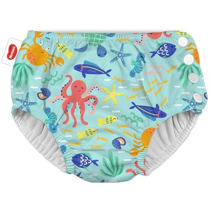 Scutece chilotel baie HUGGIES LS UnderSea nr 5-6, Unisex, 13kg+, 1 buc Scutece chilotel baie HUGGIES LS UnderSea nr 5-6, Unisex, 13kg+, 1 buc