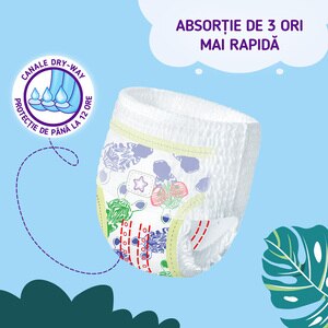 Scutece chilotel PUFIES Fashion&Nature nr 4, 9 15 kg, 68 buc Scutece chilotel PUFIES Fashion&Nature nr 4, 9 15 kg, 68 buc