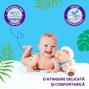 Scutece PUFIES Sensitive Newborn nr 1, Unisex, 2-5 kg, 129 buc Scutece PUFIES Sensitive Newborn nr 1, Unisex, 2-5 kg, 129 buc